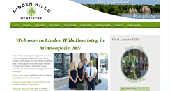 Desktop Screenshot of lindenhillsdentistry.com